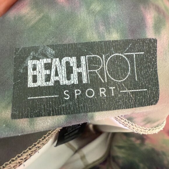 Beach Riot Sport Piper Leggings Pink Green Size Medium - Picture 7 of 10
